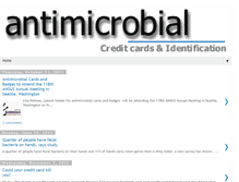 Tablet Screenshot of antimicrobialcards.com